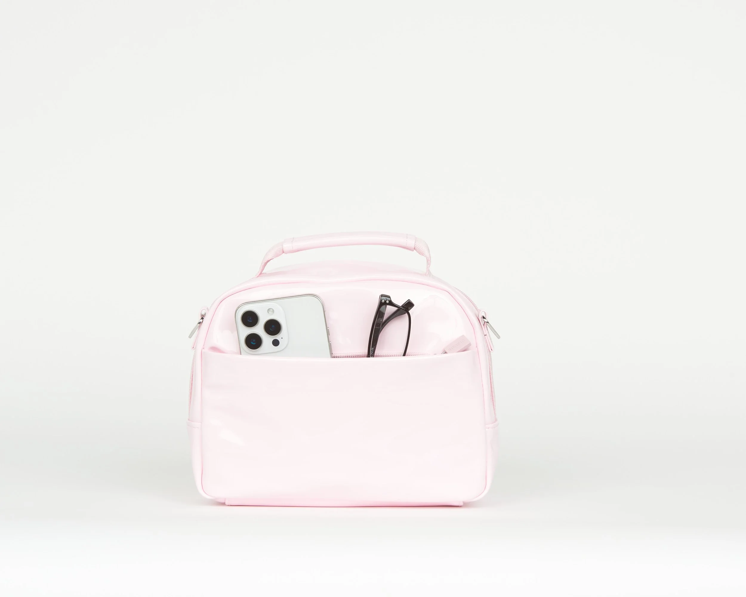 THE XL COSMO TOP HANDLE CROSSBODY - METALLIC TEAL — IHKWIP